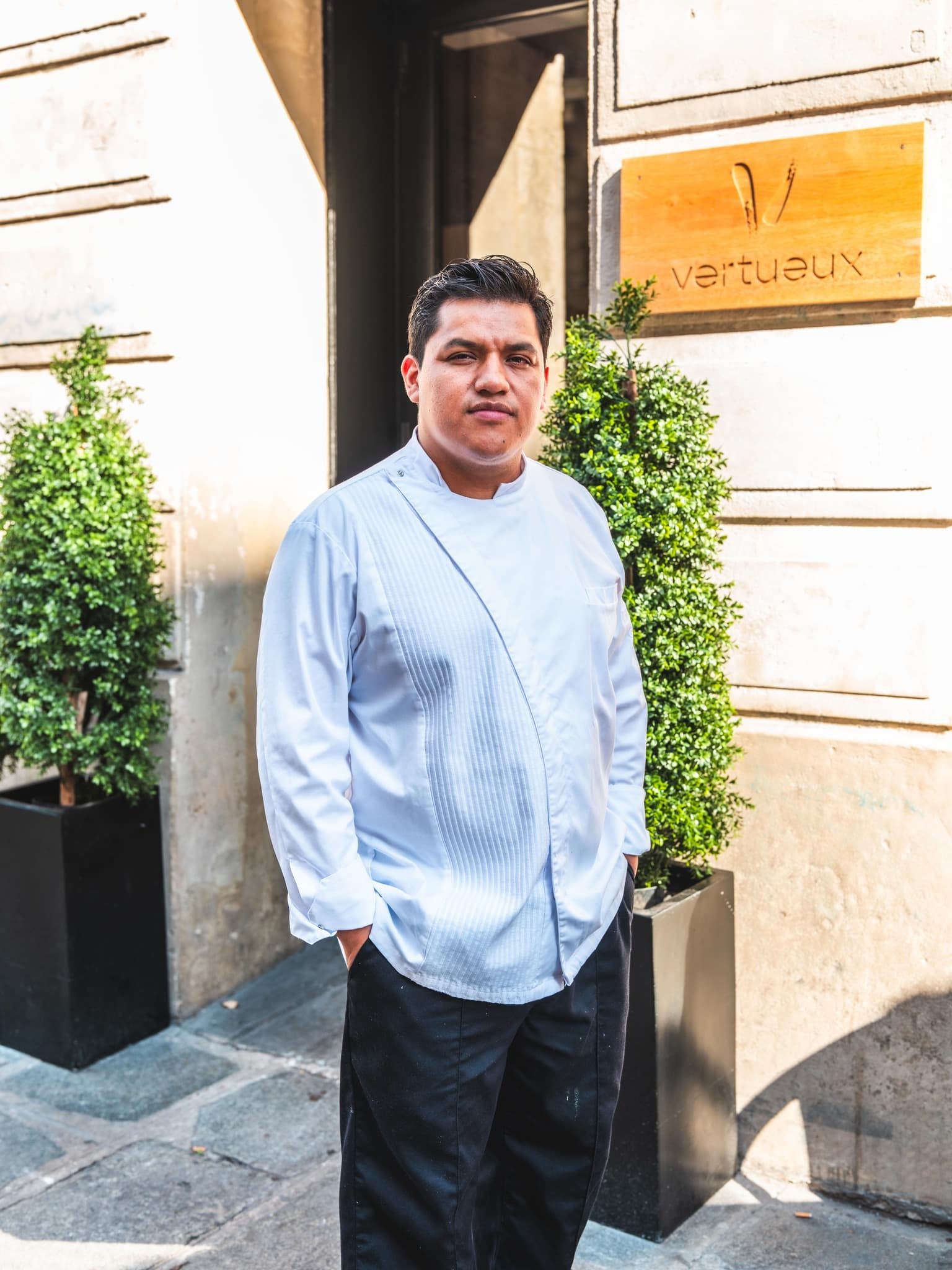 Chef del ristorante Le Vertueux Paris 10è