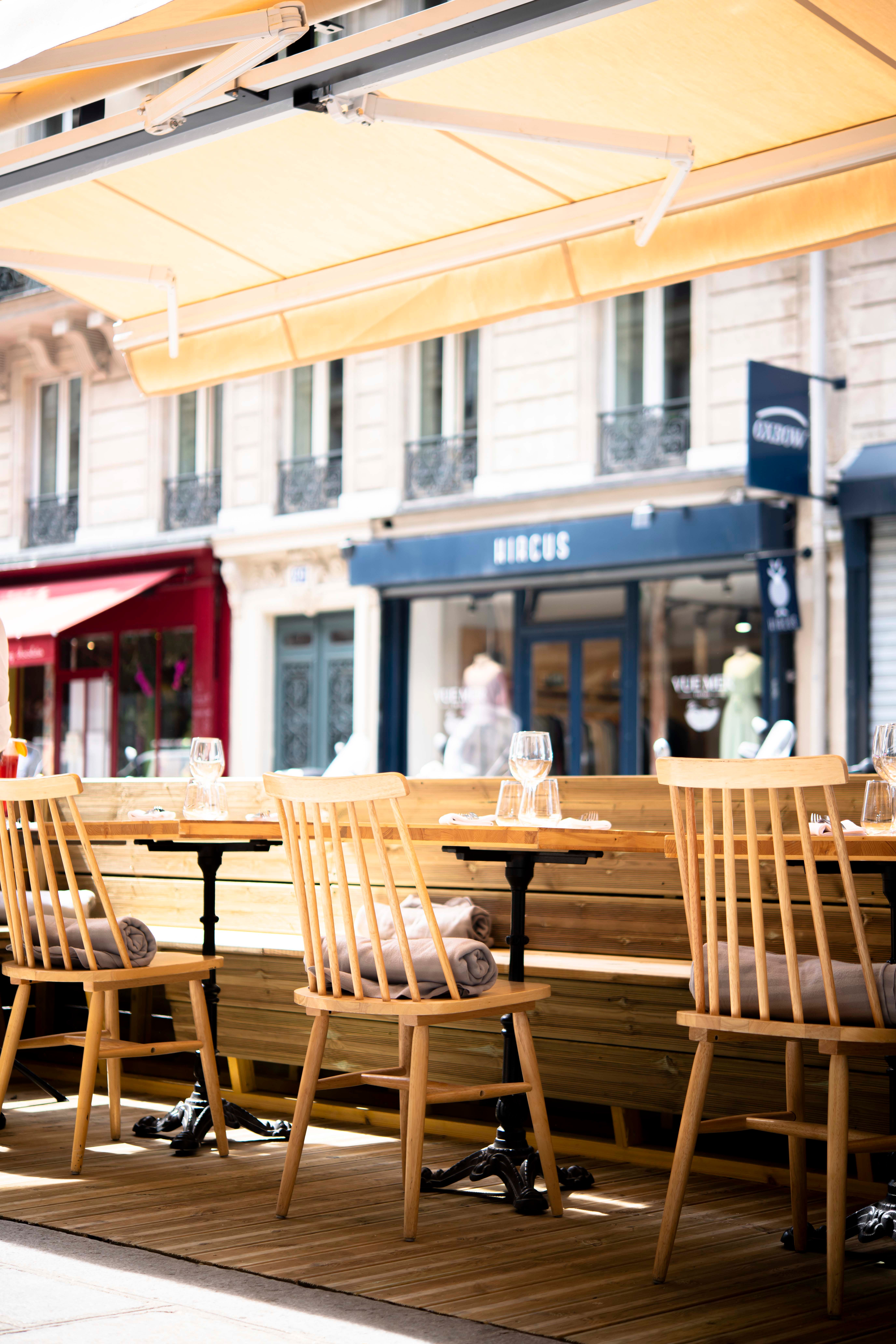 Terraço do Restaurante Le Vertueux Paris 10th arrondissement